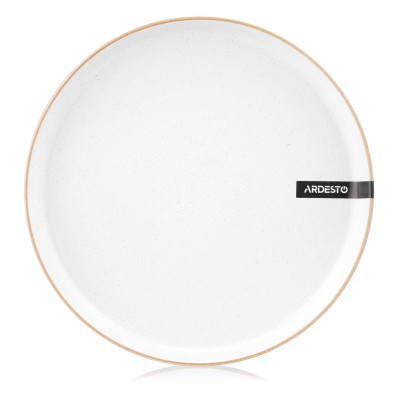 Тарілка Ardesto Apulia, 26.6см, кераміка, білий (AR2927AW) Вінниця - фото 1