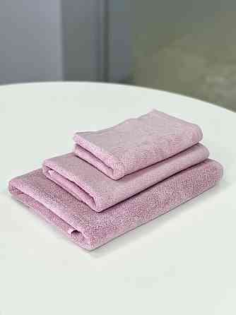 Комплект рушників Ideal Textile Pastel 30х70+50х90+70х140 см 500 г/м2 (56861109) Пудровий Чернівці
