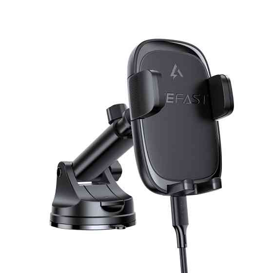 Автотримач для телефона з БЗП ACEFAST D49 press type wireless charging car holder for dashboard Black Одеса
