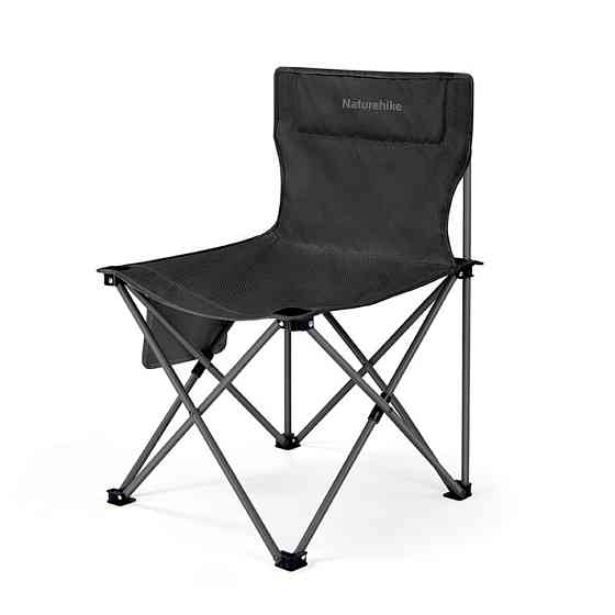 Крісло складане Naturehike Shan Lan T01 CNK2550JJ025, сталь, чорний Київ