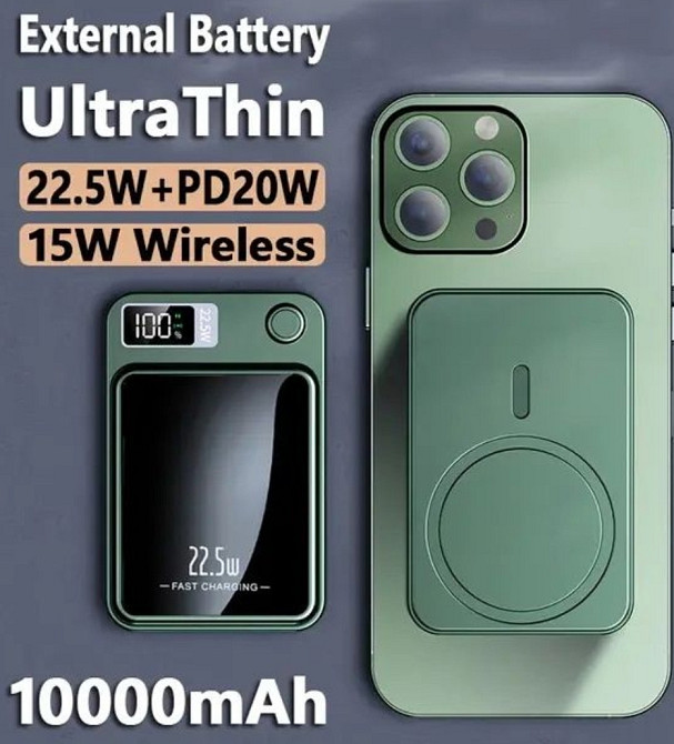 Power bank, Baseus Magsafe, 10000 mAh. Харьков - изображение 2