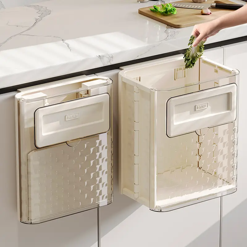 Складной контейнер для мусора, бак для отходов, органайзер для кухни, подвесной мусорный контейнер, 10 л, Каменец-Подольский - изображение 4