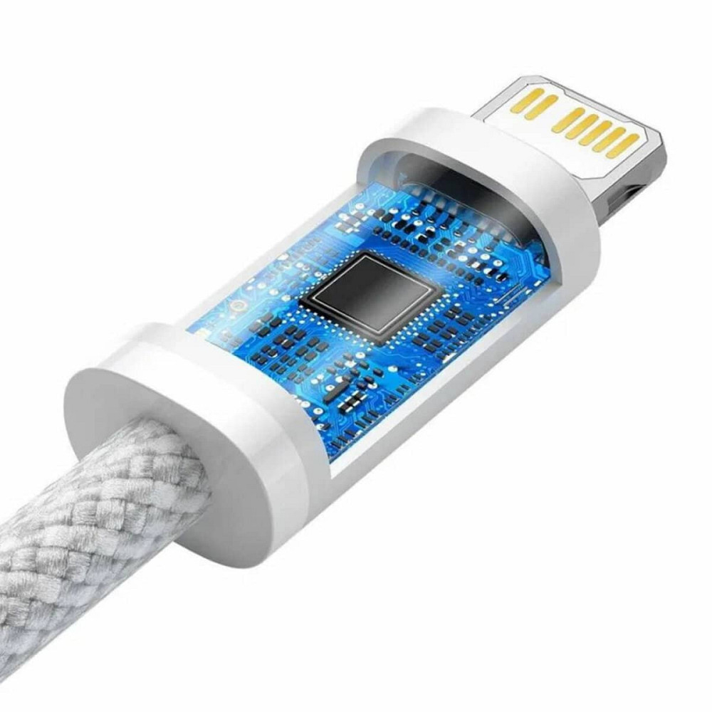 Кабель Baseus Dynamic Series Fast Charging Data Cable Type-C to iP 20W 1m White Київ - фото 2