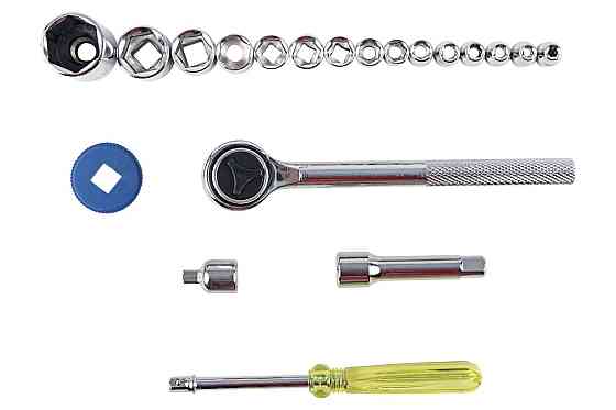 Набір інструментів 21пр. 1/4", 3/8" (6гр.) (4-17мм) Одеса