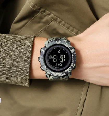 Чоловічий спортивний годинник з компасом Skmei 2095 (Камуфляж) Вінниця