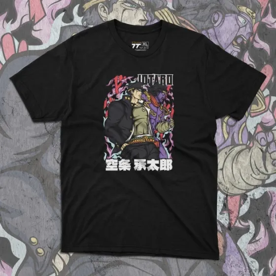 Футболка чоловіча з  принтом Джо Джо Джотаро Куджо 5 Розмір 48 Дніпро