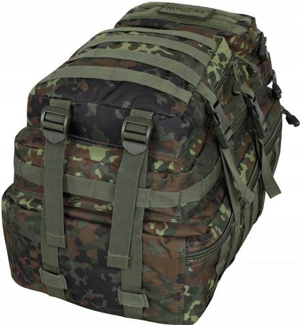 Тактичний Рюкзак 36 літрів із системою Molle 25 мм Mil-Tec від Sturm "Assault L" (14002221) Flecktarn Нововолинськ - фото 8