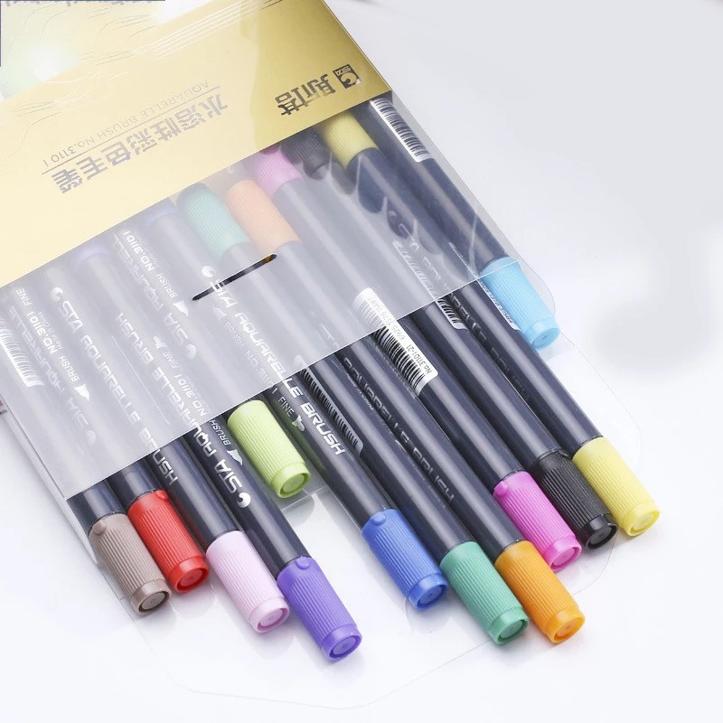 Набір двосторонніх акварельних маркери на водній основі STA 48 кольорів, аквамаркери, Відеоогляд! Кам'янець-Подільський - фото 9