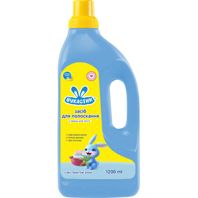 Кондиционер для белья Вухастик Для детского белья с Алоэ вера 1.2 л (4820268100894) Винница - изображение 1