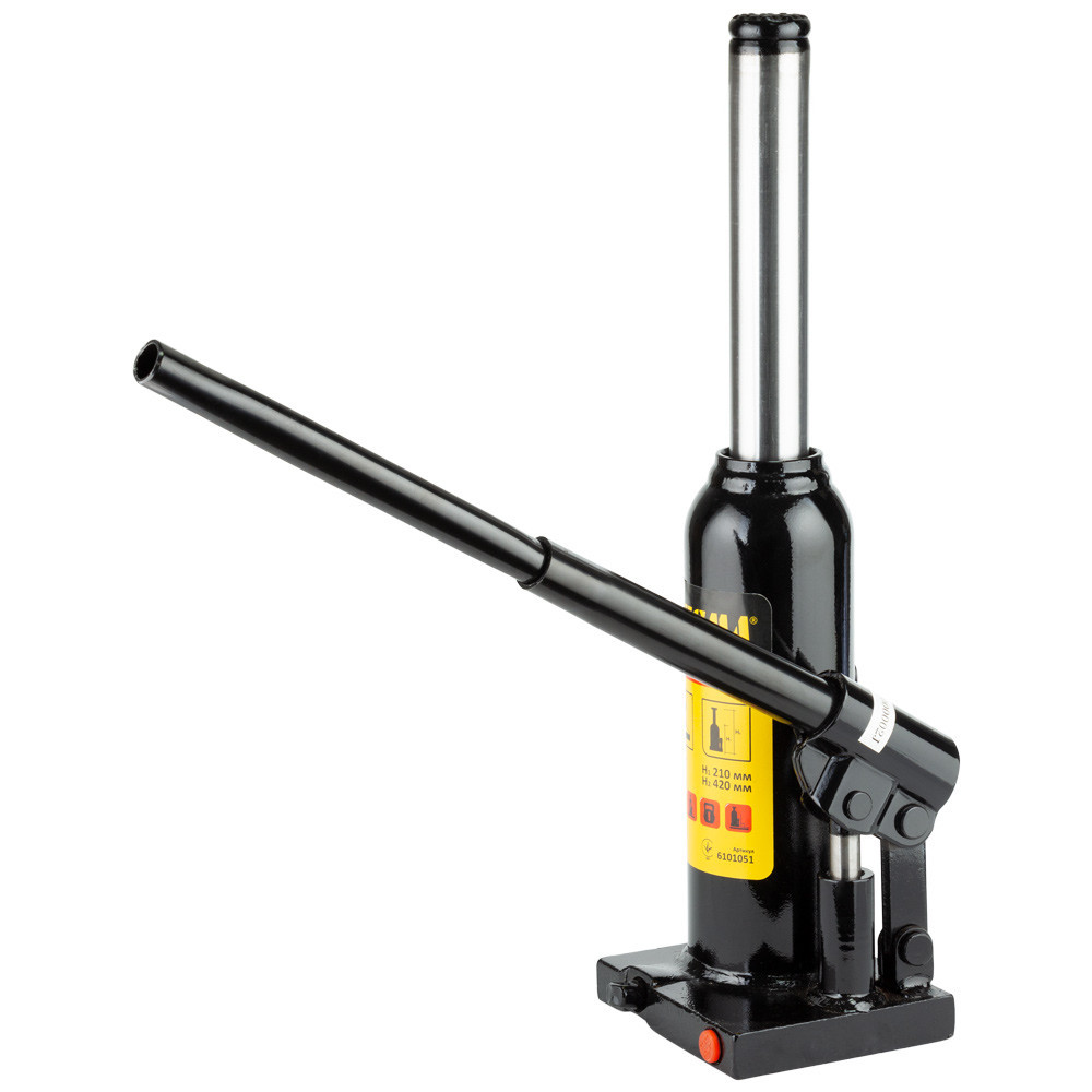 Домкрат гідравлічний пляшковий 5 т H 210-420 мм SIGMA (6101051) Київ - фото 3