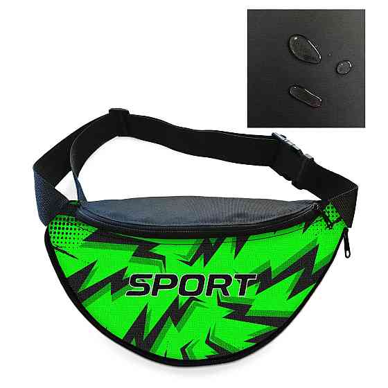 Сумка-бананка чоловіча/жіноча Sport 32×16 см з розширювачем поясна сумка або сумка через плече (02884) Київ