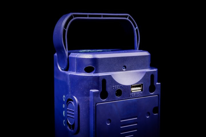 Фонарь ALMINA переносной светодиодный с повербанком 24 LED, ЗУ 220V, сменный аккумулятор 6В Power Bank Київ - фото 11