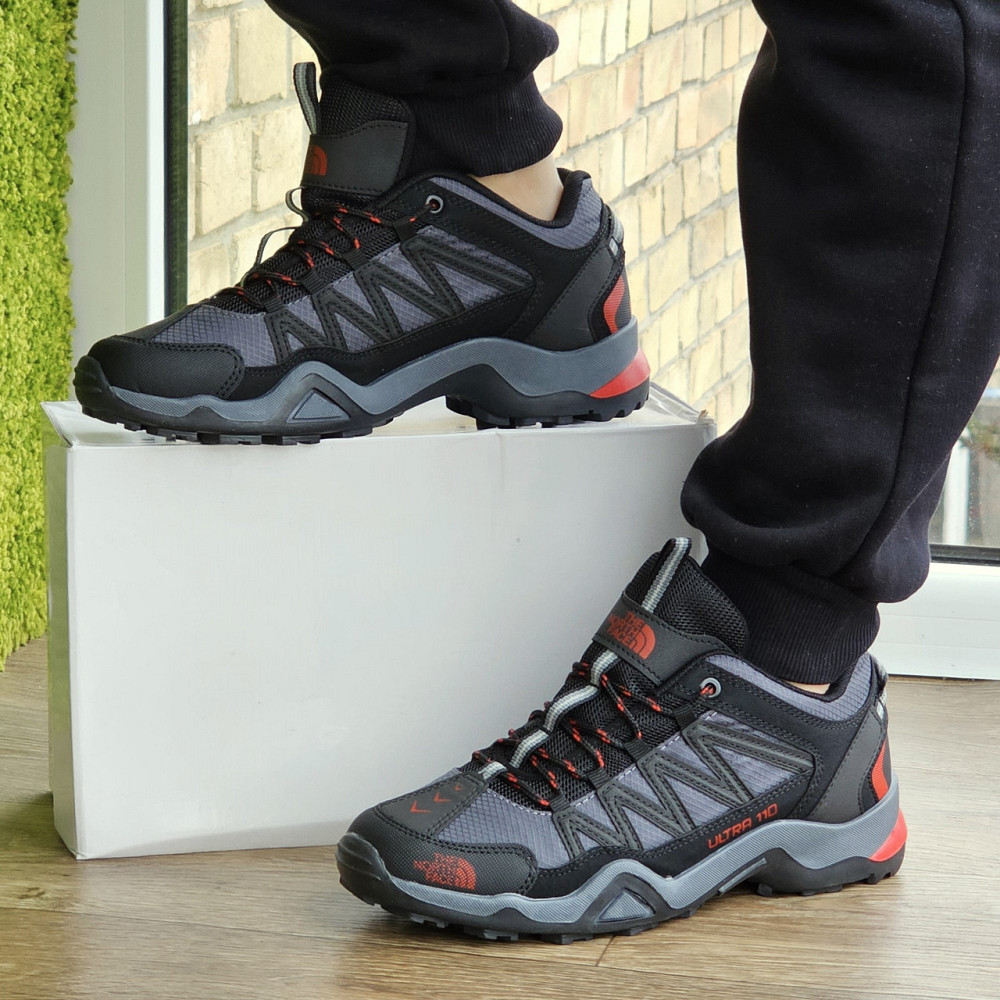 Чоловічі Кросівки Сірі The North Face Чорні Норт Фейс (розміри: 40,41,42,43,44) ВідеоОбзор Дніпро - фото 6