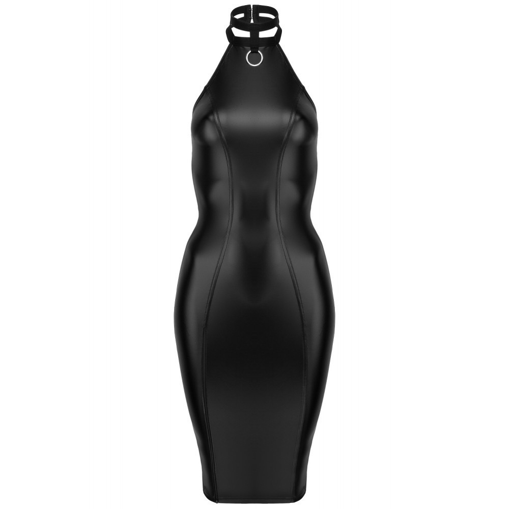Платье с кольцом на шею F160 Noir Handmade M Sex Aura Киев - изображение 3