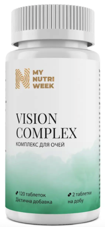 Комплекс для очей My Nutri Week Vision Complex 60 таблеток Київ