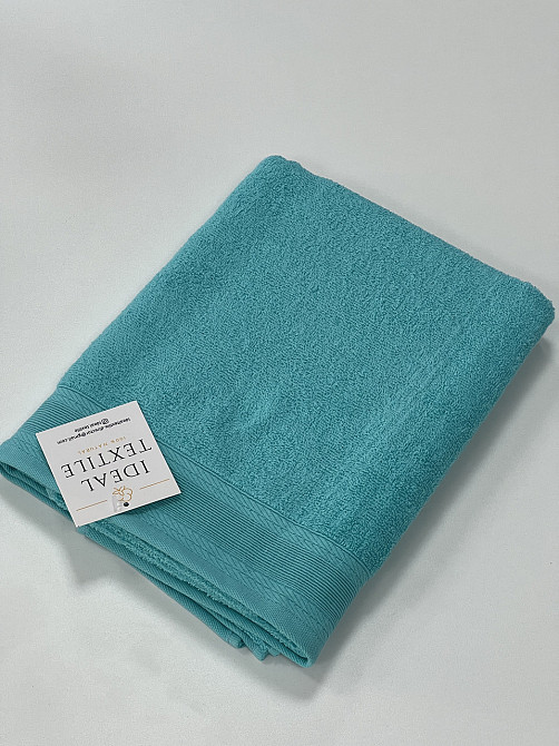 Полотенце махровое с Ideal Textile бордюром однотонное плотность 360 г/м2 100х150 см (56860720) Бирю Черновцы - изображение 5