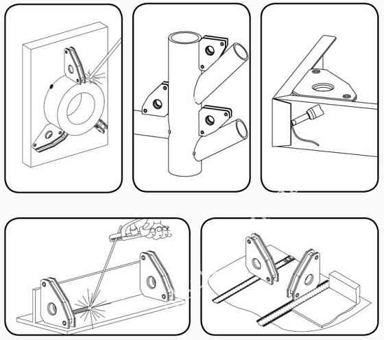 Магнітна струбцина для зварювання 11,5 кг GEKO G01871 Чернігів