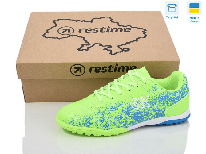 Сороконіжки підліткові Restime DW024406-1 lime-blue, р. 31-35 Вишнёвое - изображение 1