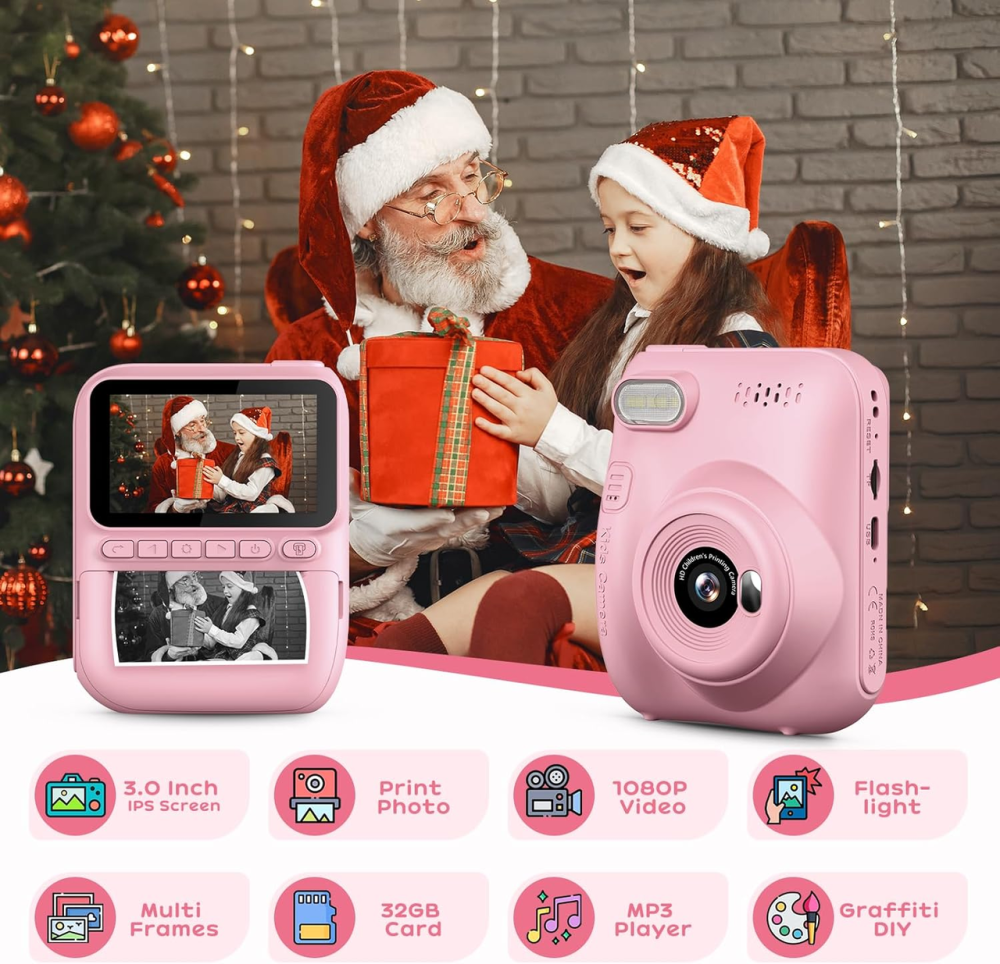 Уценка! Детская камера GREENKINDER H2 мгновенной печати 3