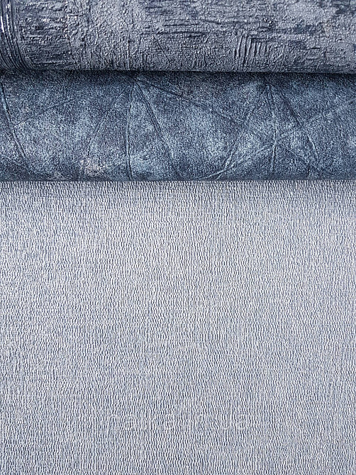 Шпалери метрові вінілові на флізелін Rasch Composition однотонні розмиті під штукатурку структурні блакитні Київ - фото 2