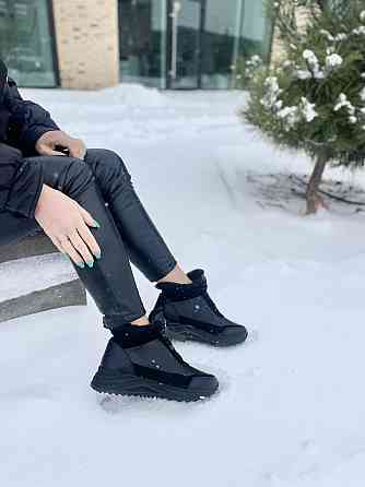 Кроссовки женские VLADEKS черные натуральная кожа зимние 39р.(5315) Коломыя