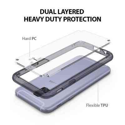 Чохол до мобільного телефона Ringke Fusion Samsung Galaxy A6 Smoke Black (RCS4438) Вінниця