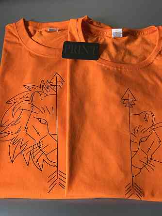 Парні футболки для хлопця та дівчини ЛЕВ/ЛЬВИЦЯ Чернівці