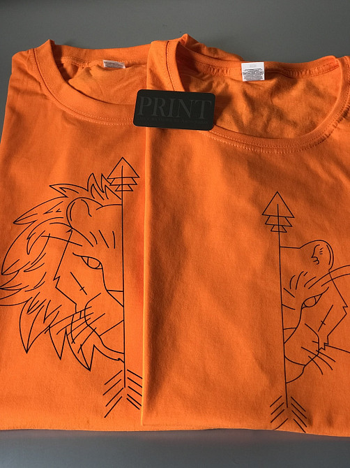 Парні футболки для хлопця та дівчини ЛЕВ/ЛЬВИЦЯ Чернівці - фото 1