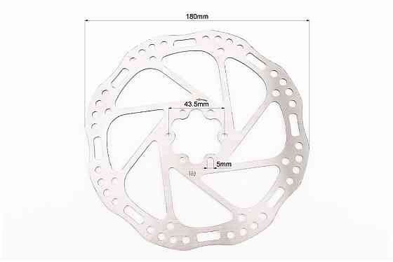 Гальмівний диск 180мм, кріпл. 6 болтів, RPT-005 Киев