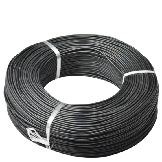 Медный гибкий провод 12AWG 4.5 мм 600В 100 м в силиконовой изоляции, черный Киев