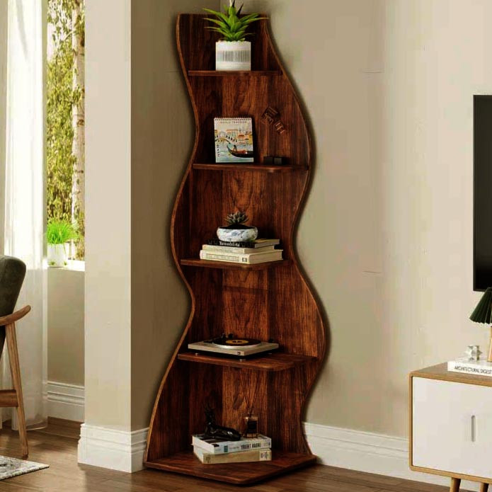 Стелаж кутовий "Фалбанк" латте Миколаїв - фото 1