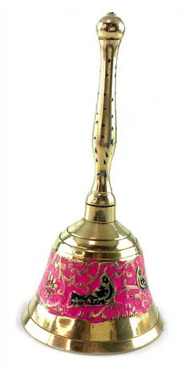 Колокольчик ручной из бронзы Птицы Киев - изображение 1