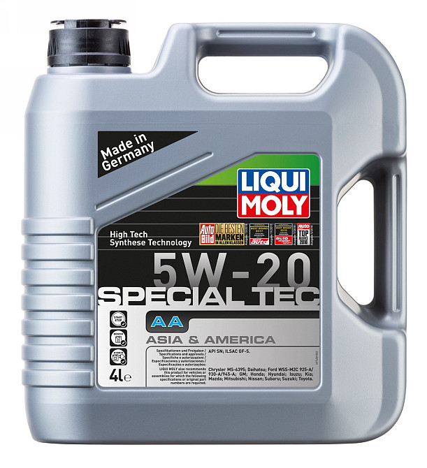 LIQUI MOLY 7658 Special Tec AA 5W-20 — HC-синтетична моторна олива | Паливна економія та максимальний захист бензинових двигунів Ковель - фото 1