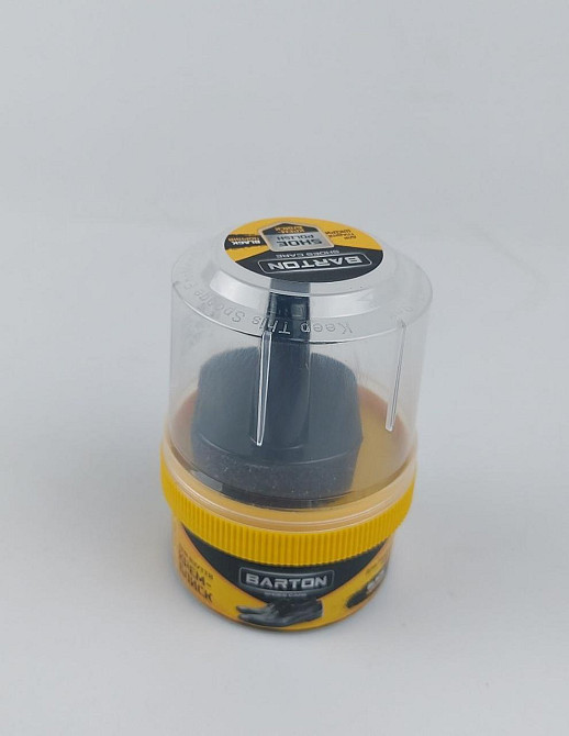 Крем-блиск для взуття з аплікатором 50 мл Чорний (1 шт.) Харків - фото 4