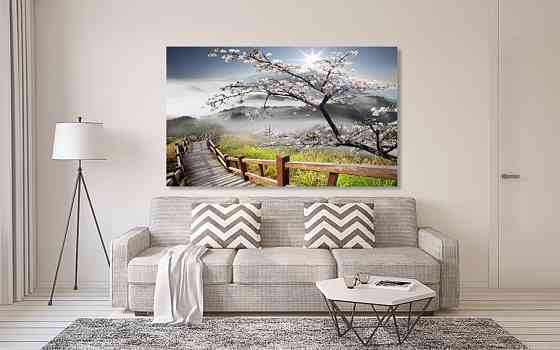 Картина холст в гостиную / спальню  Природа гір      MLP_235 70x140 см Киев