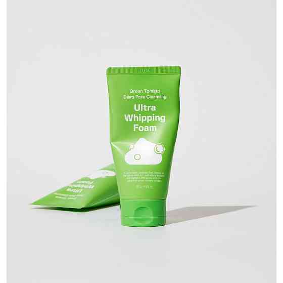 Пенка для очистки пор Green Tomato Deep Pore Cleansing Ultra Whipping Foam Sungboon Editor 120 г Киев