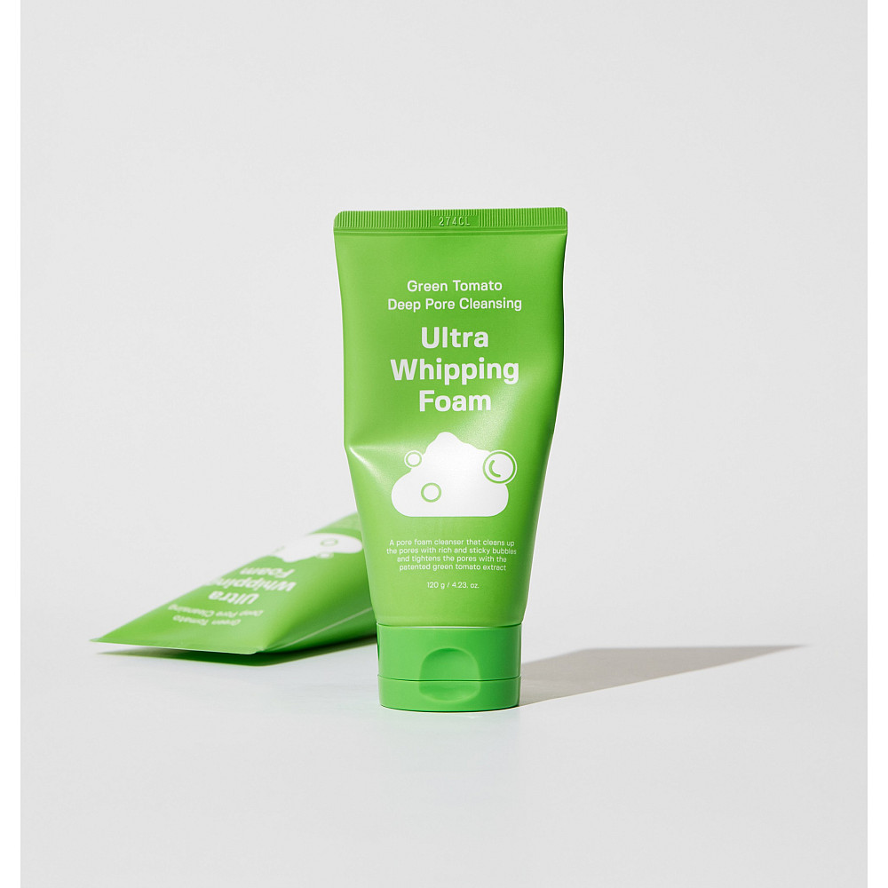 Пенка для очистки пор Green Tomato Deep Pore Cleansing Ultra Whipping Foam Sungboon Editor 120 г Киев - изображение 5