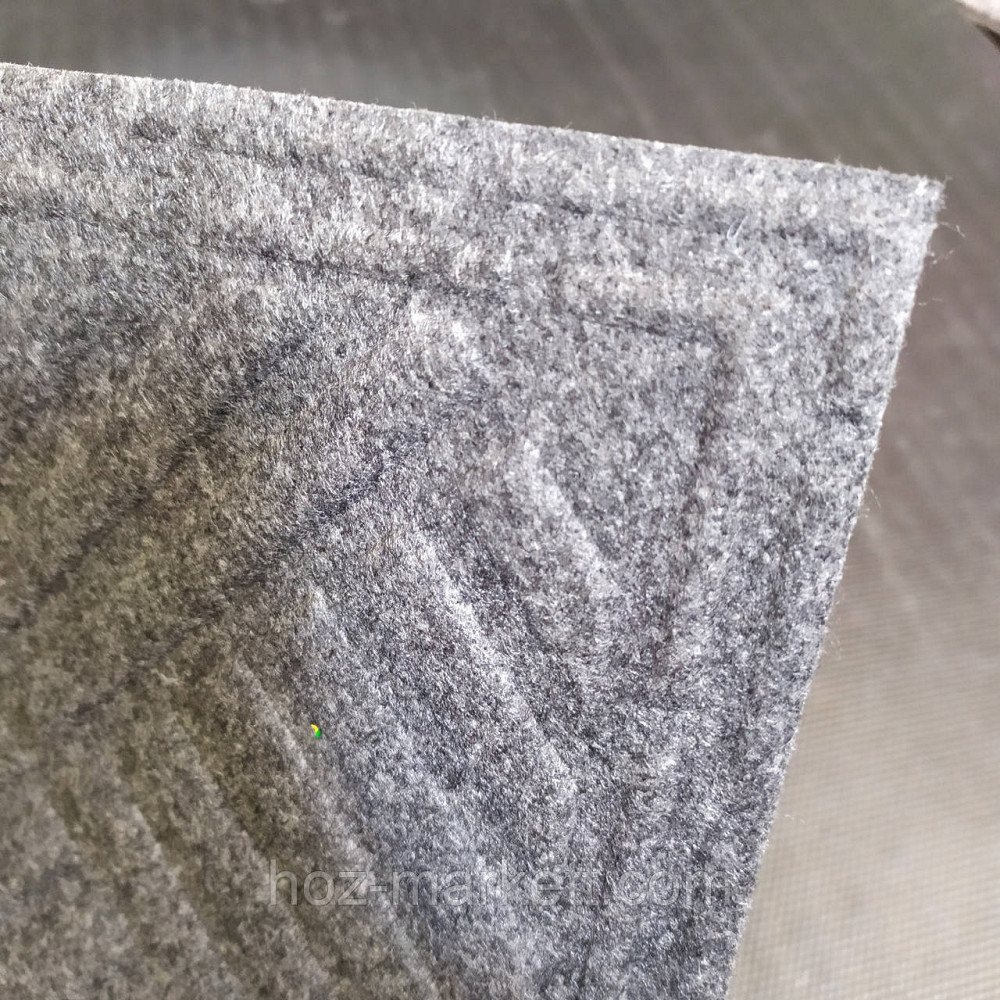 Коврик 180 х 120 см прорезиненный с ворсом в прихожую серы Харьков - изображение 7