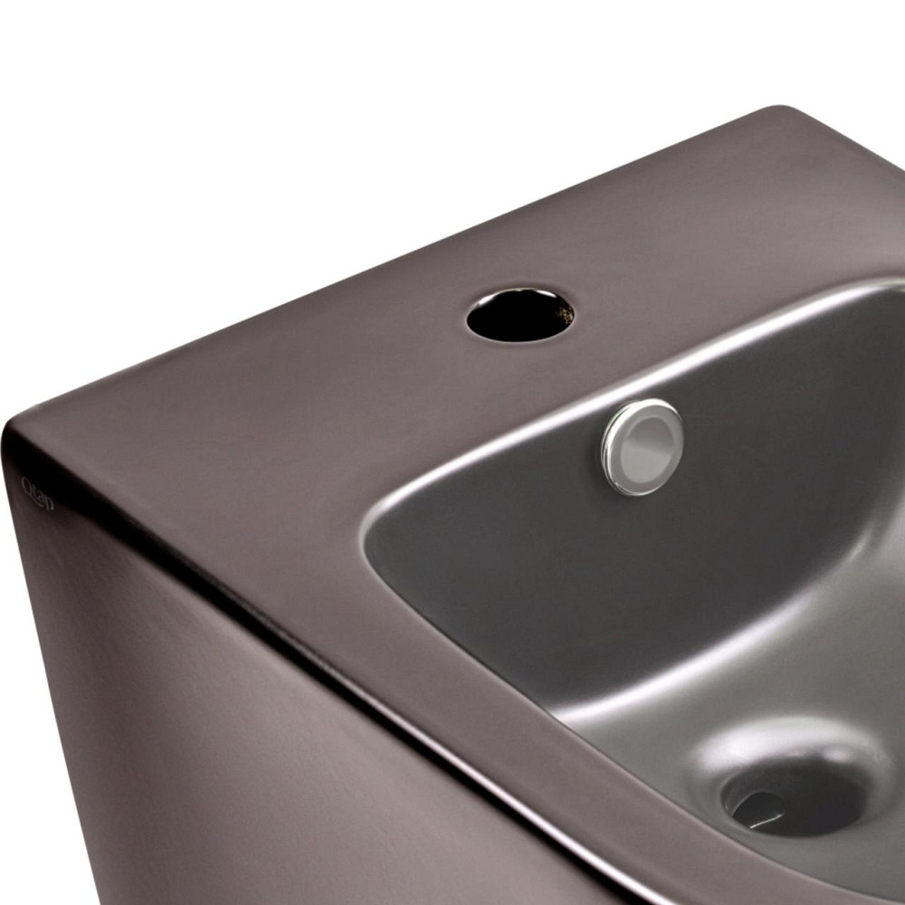 Комплект Qtap Scorpio Matt Black 2 в 1: Унитаз подвесной Ultra Quiet QT14332380AMB + биде подвесное QT1455053FMB Киев - изображение 7