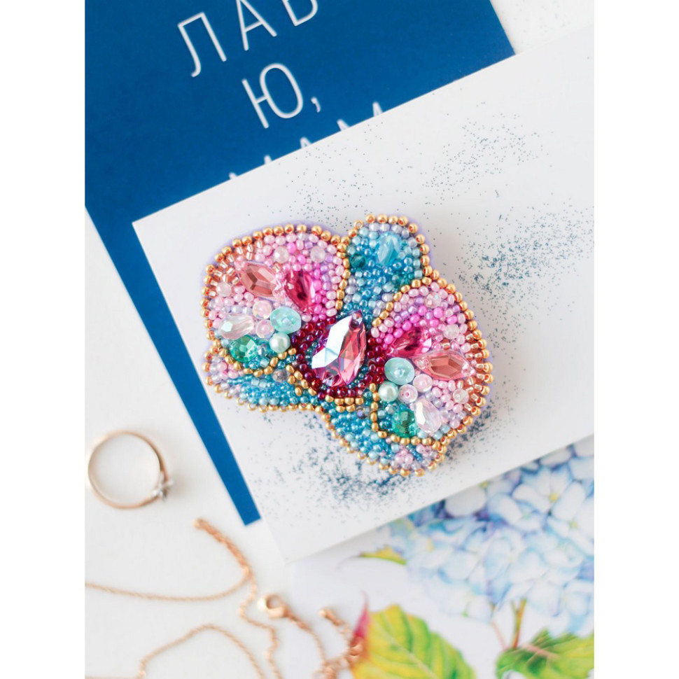 Набор для вышивания бисером украшения 