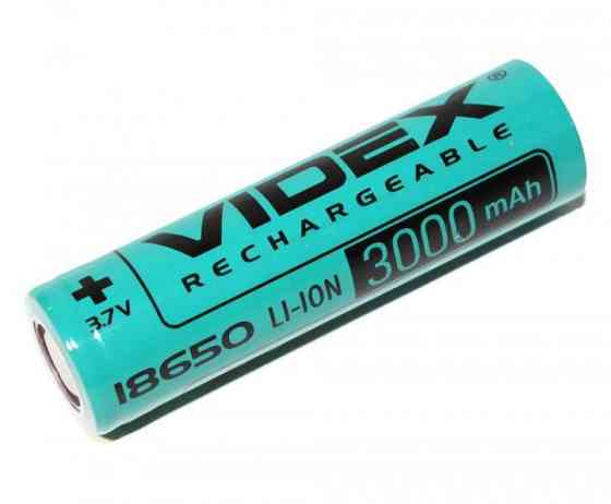 Акумулятор Videx Li-ion 18650 3000mAh 3,7V (без захисту) Вінниця