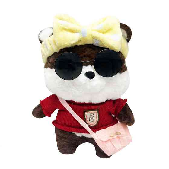 М'яка іграшка "Песик" K0201(Brown) одяг в асортименті, 30 см Вінниця