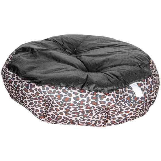 Лежак для котов собак круглый SY-2022-1208-97 Leopard M (50*18 см) Київ