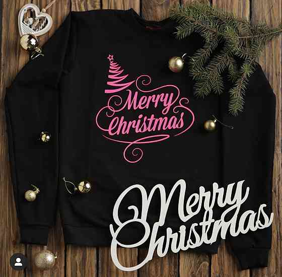 Новорічний Світшот — Merry Christmas Чернівці