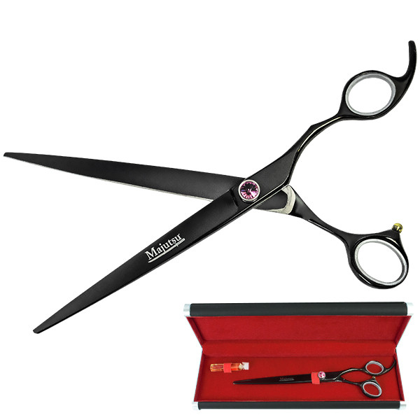 Davis Majutsu Titanium Straight ДЕВІС МАЙЖИТЦУ ТІТАНІУМ прямі ножиці для стрижки собак Київ - фото 1