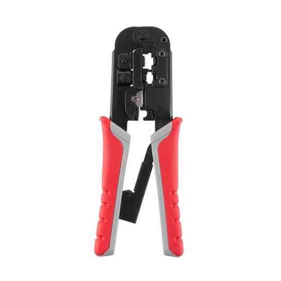 Клещи для опрессовки штекеров RJ11, RJ12, RJ45 типа Western INTERTOOL HT-7052 Киев