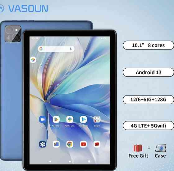 Планшет: Vasoun TAB 12 4G LTE 8 Ядер 10.1