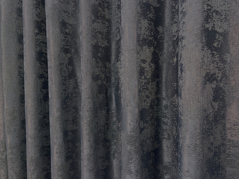 Комплект штор VR-Textil Жакард Мармур 150х270 2шт і Тюль 500х270 1211ш-1529т Графітовий з білим 71-184/4 Київ - фото 7