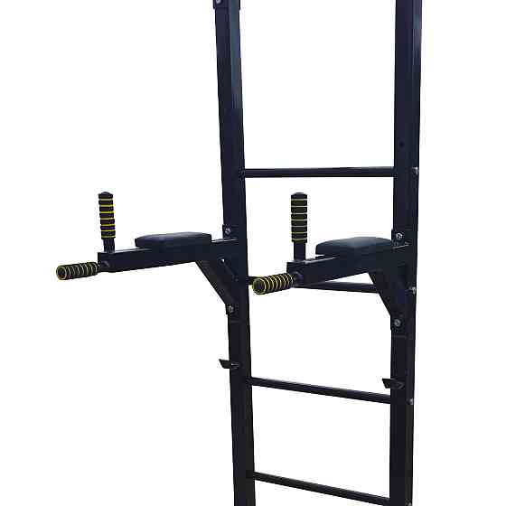 Турник + брусья + крепление под грушу напольная стойка 50х50 мм KZ-838 разборная Киев