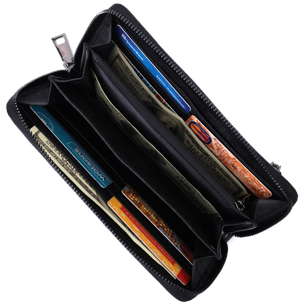 Удобный клатч для мужчин из натуральной кожи ST Leather 22681 Черный Киев - изображение 8